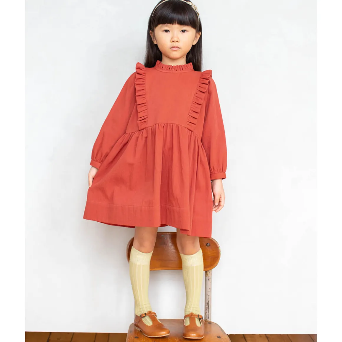 Percy Dress in Pomme by Soor Ploom - Last One In Stock - 1 Year