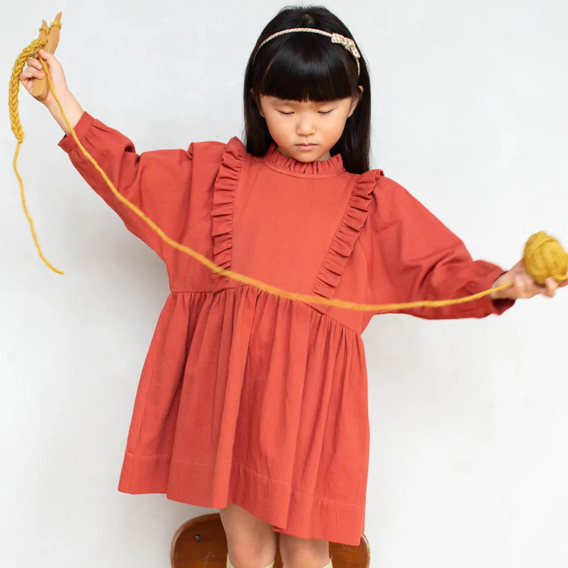 Percy Dress in Pomme by Soor Ploom - Last One In Stock - 1 Year