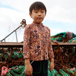 Peter Pan Top in String Medallion by Misha & Puff - Last Ones In Stock - 4-10 Years