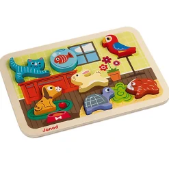 Pets Chunky Wooden Puzzle by Janod