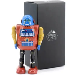 Piano Bot Wind Up Tin Robot (Limited Edition) by Mr & Mrs Tin