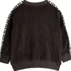 Piano Terry Sweatshirt in Black by Mini Rodini