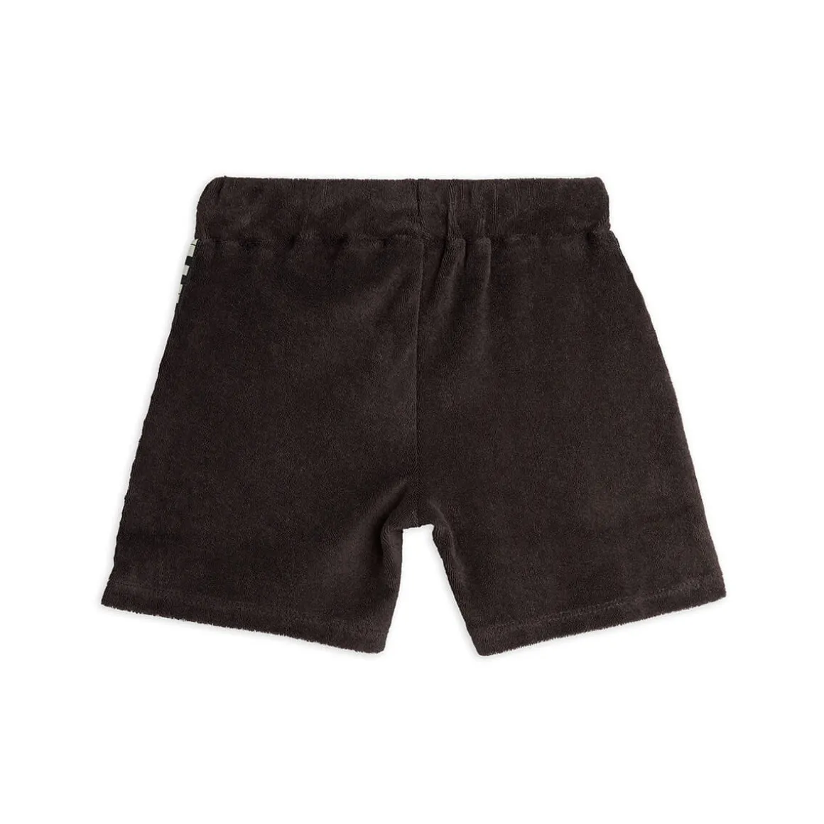 Piano Terry Sweatshorts in Black by Mini Rodini