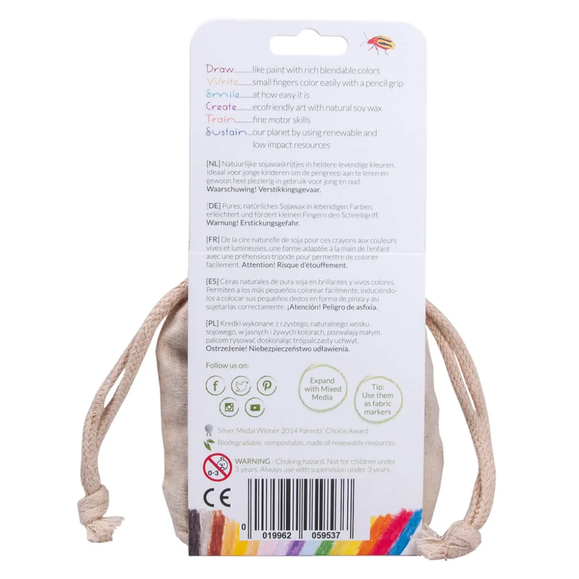 32 Piece Set in Cotton Bag by Crayon Rocks