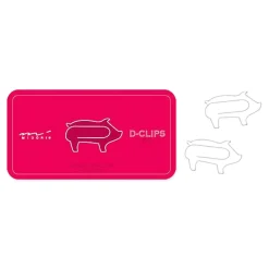 Pig D-Clip Paperclips by Midori