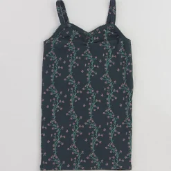 Pima Ruched Camisole in Verdant Trellis by Iver & Isla
