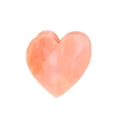 Pink Heart Mini Hair Claw by Coucou Suzette
