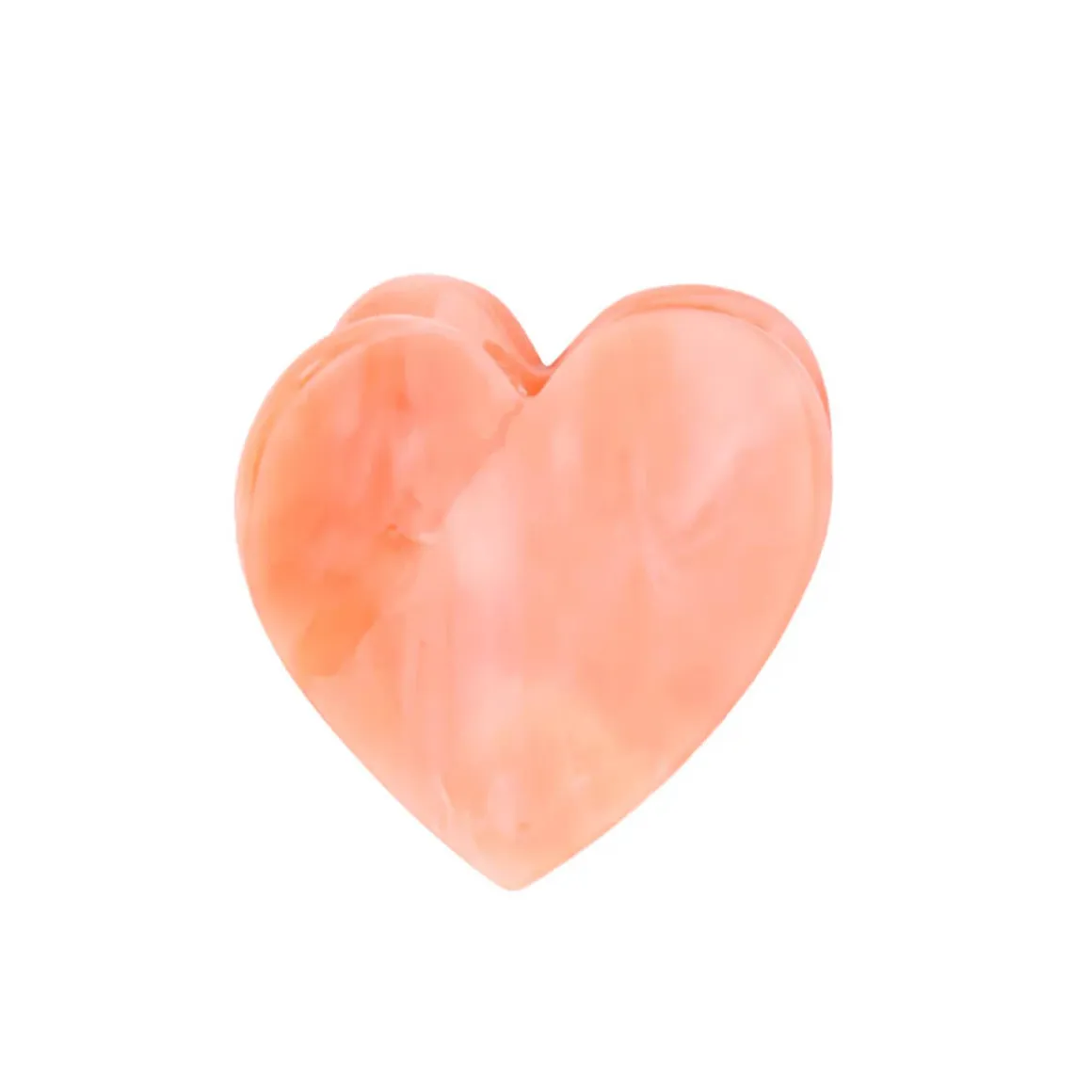Pink Heart Mini Hair Claw by Coucou Suzette