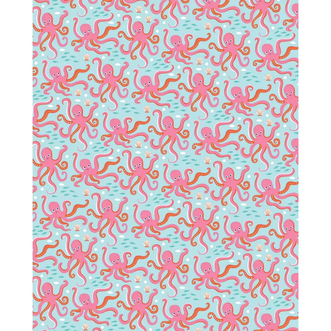 Pink Octopi Gift Wrap by Nadia Taylor for Earlybird Designs