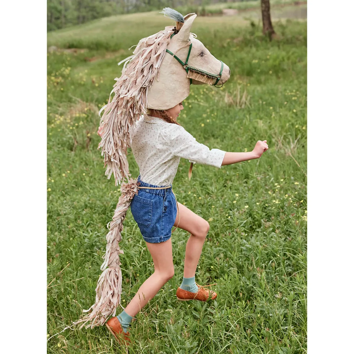 Pippi Short in Medium Denim by Soor Ploom
