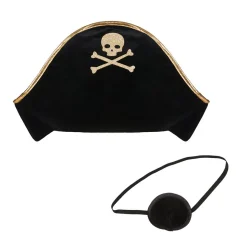 Pirate Hat and Patch Dress Up Set by Mimi & Lula