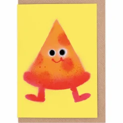 Pizza Greetings Card by Jon Burgerman for Evermade