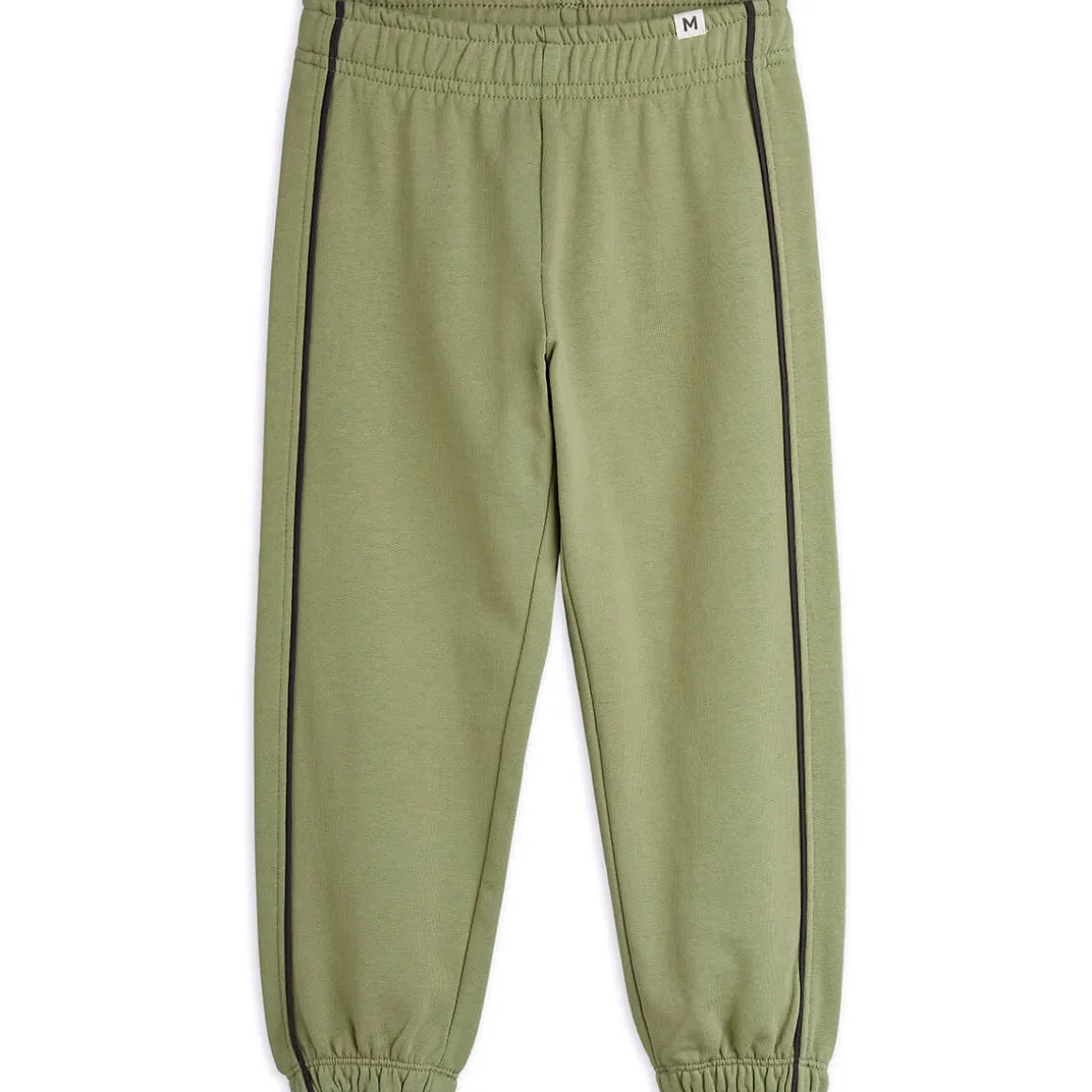Plain Piping Sweatpants in Green by Mini Rodini
