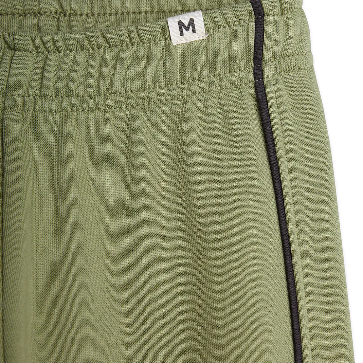 Plain Piping Sweatpants in Green by Mini Rodini