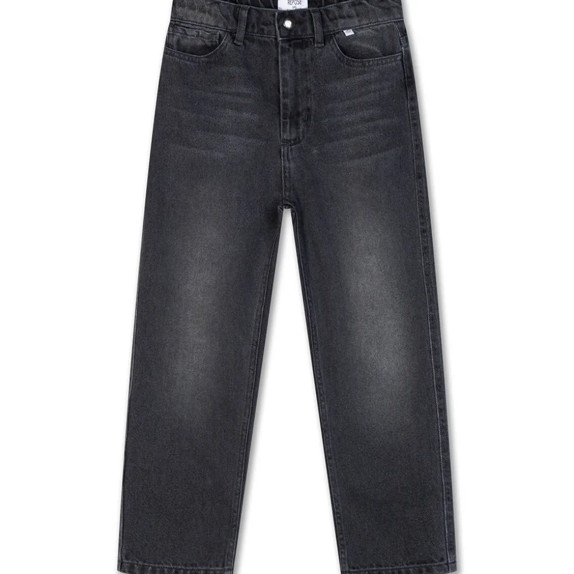 5 Pocket Jeans in Middle Grey by Repose AMS