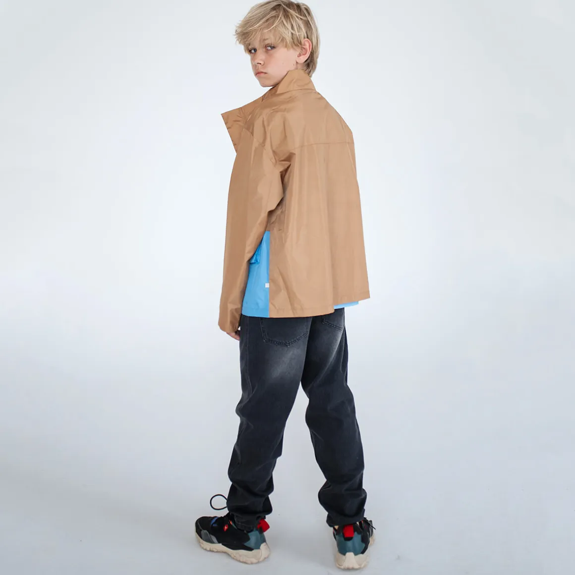 5 Pocket Jeans in Middle Grey by Repose AMS