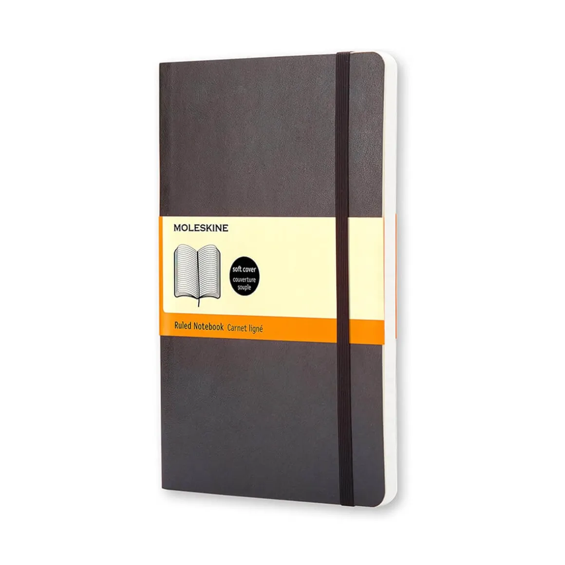 Pocket Ruled Softcover Notebook (14cm) in Black by Moleskine