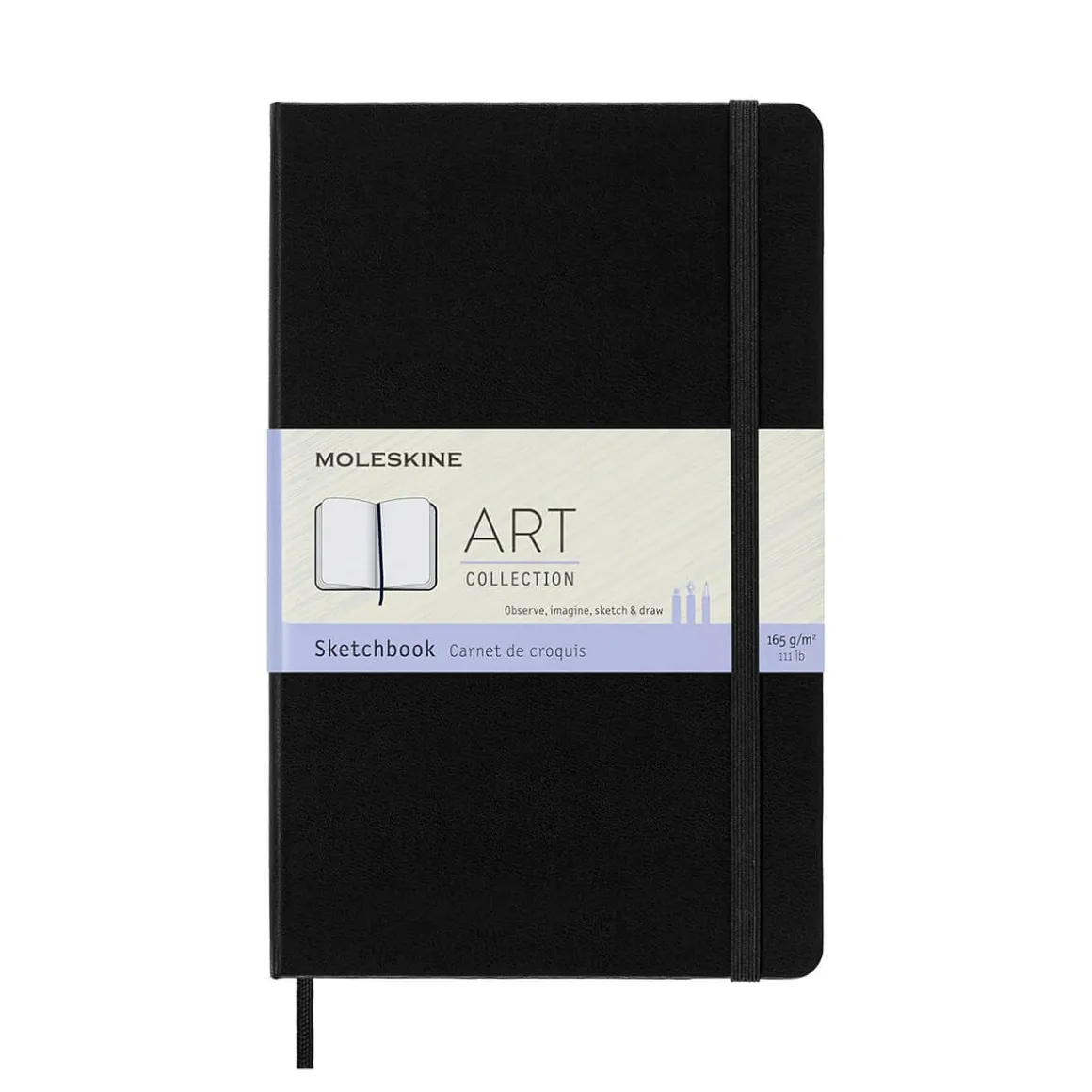 Pocket Sketchbook (14cm) in Black by Moleskine