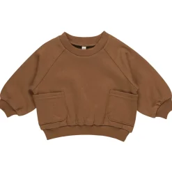 Pocket Sweatshirt in Cinnamon by Quincy Mae