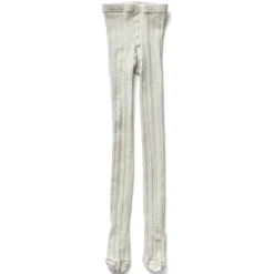Pointelle Rib Tights in Linen by Soor Ploom