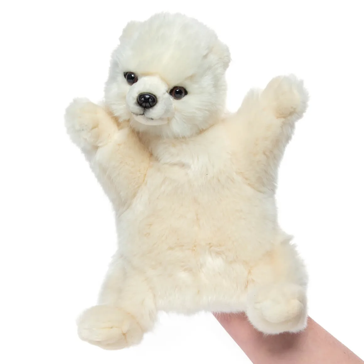 Polar Bear Hand Puppet (31cm) by Hansa