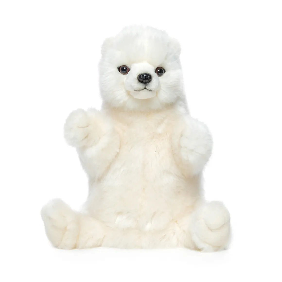 Polar Bear Hand Puppet (31cm) by Hansa