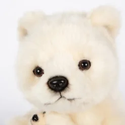 Polar Bear Mama With Baby (31cm) by Hansa