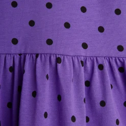 Polka Dot Long Sleeve Dress in Purple by Mini Rodini