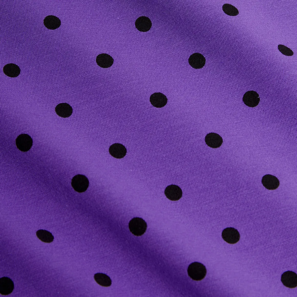 Polka Dot Long Sleeve T-Shirt in Purple by Mini Rodini