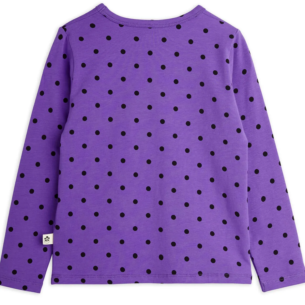 Polka Dot Long Sleeve T-Shirt in Purple by Mini Rodini
