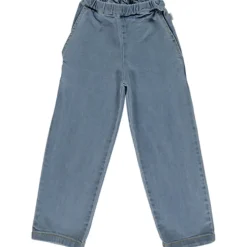 Pomelos Denim Pants in Blue by Poudre Organic - Last One In Stock - 12 Months