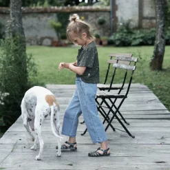 Pomelos Denim Pants in Blue by Poudre Organic - Last One In Stock - 12 Months