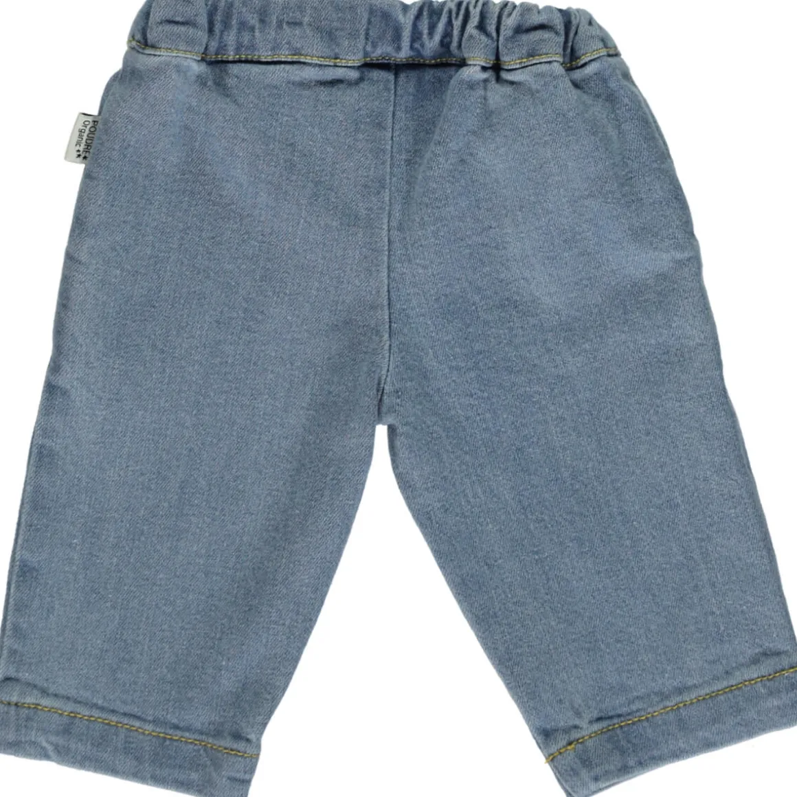Pomelos Denim Pants in Blue by Poudre Organic - Last One In Stock - 12 Months