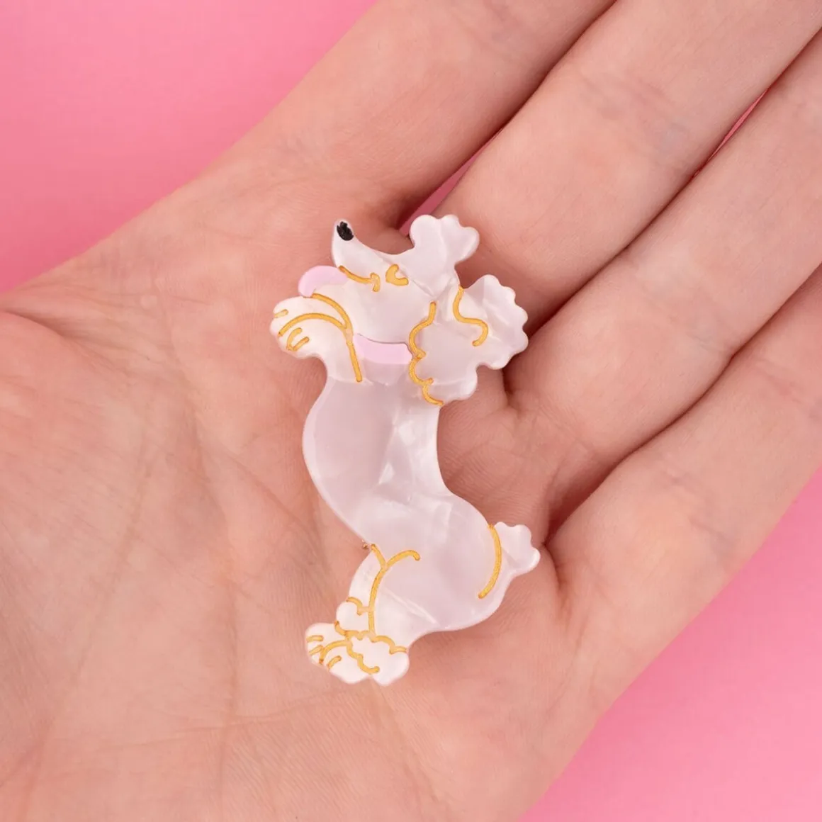 Poodle Hair Clip by Coucou Suzette