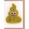 Poop Greetings Card by Jon Burgerman for Evermade