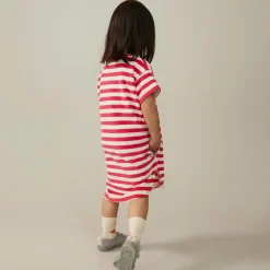 POP Terry Shorts in Cherry / Cream by Gray Label