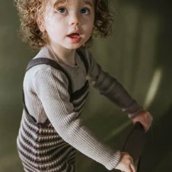 Porth Overalls in Umber by Mabli - Last One In Stock - 6-12 Months
