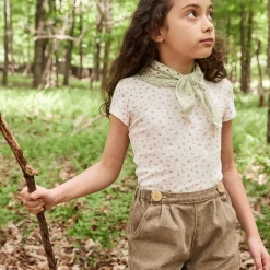 Pouf Tee in Fleur Print Sorbet by Soor Ploom