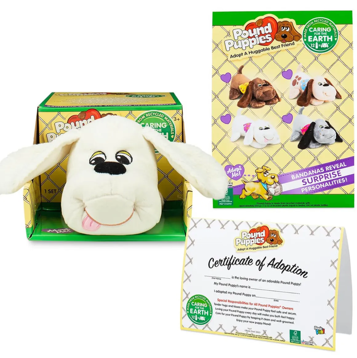 Pound Puppies Classic Eco Friendly (Assorted Colours) by Hasbro