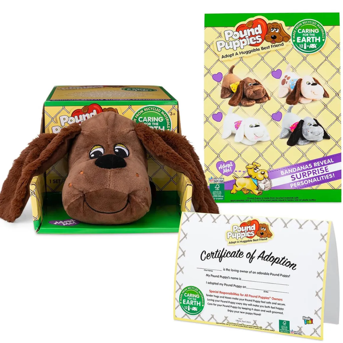 Pound Puppies Classic Eco Friendly (Assorted Colours) by Hasbro