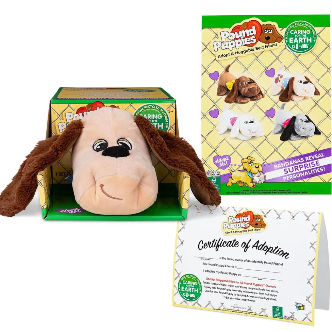 Pound Puppies Classic Eco Friendly (Assorted Colours) by Hasbro
