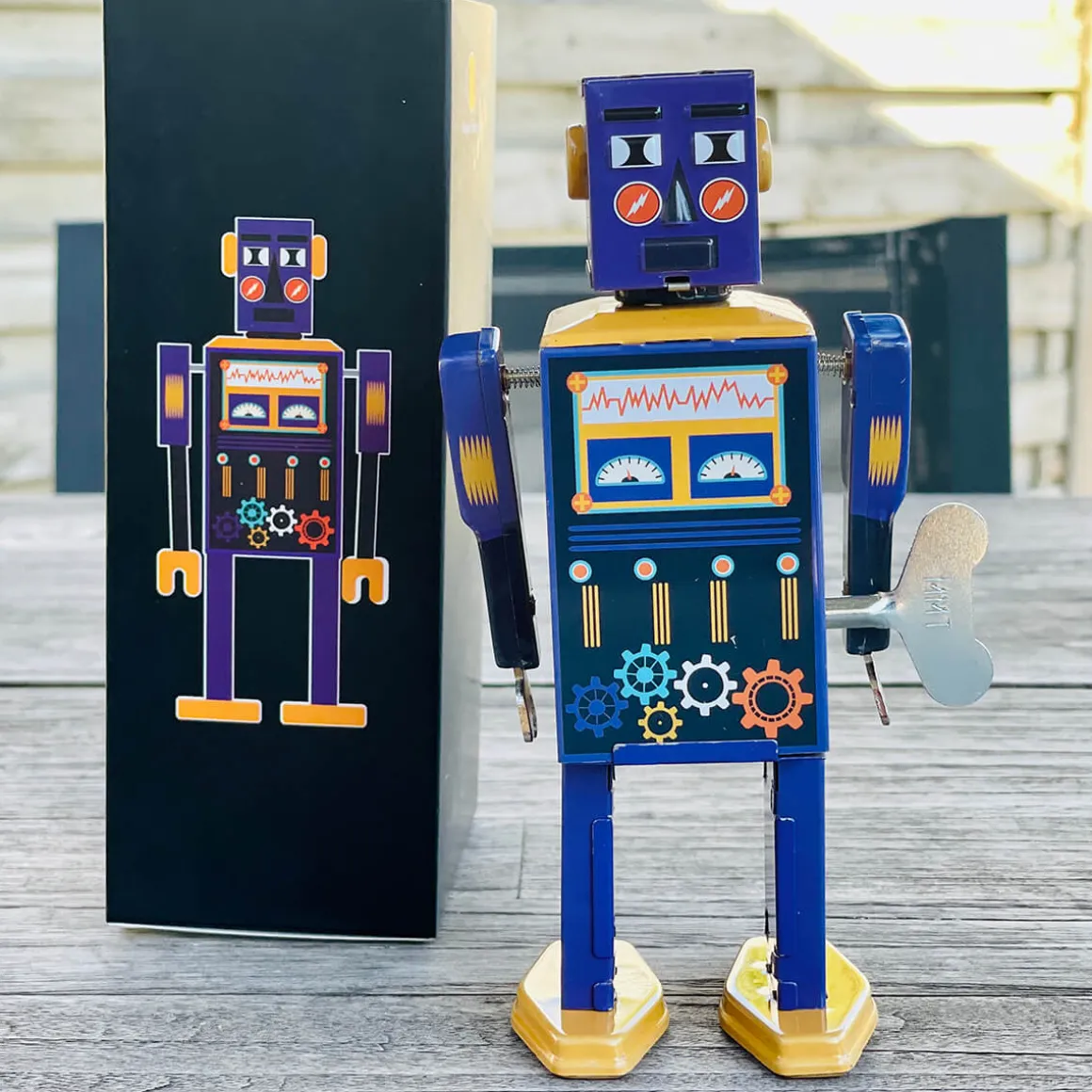 Power Bot Wind Up Tin Robot (Limited Edition) by Mr & Mrs Tin