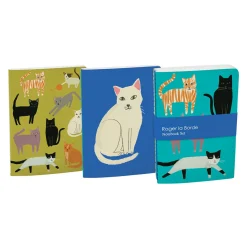 Pretty Paws A6 Notebooks (Set of 3) by Roger La Borde