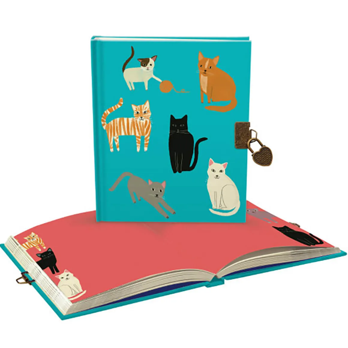 Pretty Paws Lockable Notebook by Roger La Borde