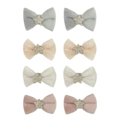 Prima Ballerina Bow Mini Hair Clips by Mimi & Lula