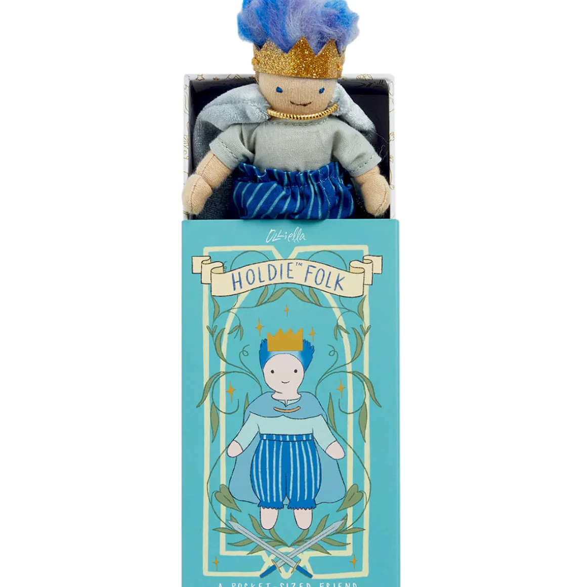 Prince Galience Holdie Folk Pocket-Sized Doll by Olli Ella
