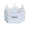 Prince Harlequin Crown Greetings Card by Nancy & Betty Studio