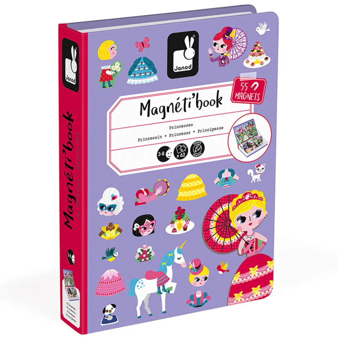 Princesses Magneti Book by Janod