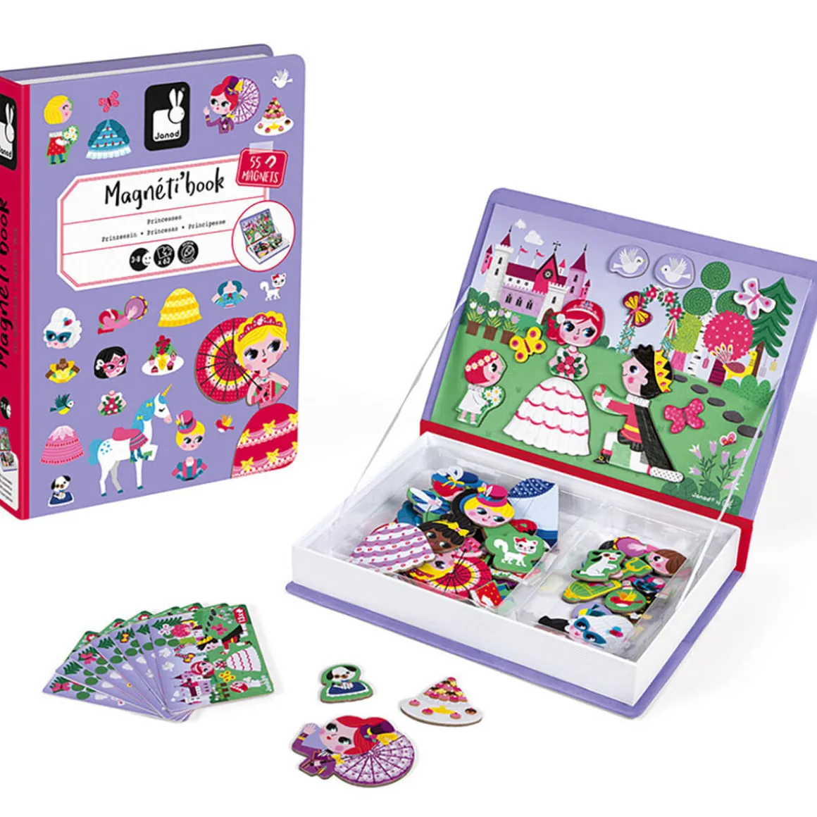 Princesses Magneti Book by Janod