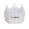 Princess Harlequin Crown Greetings Card by Nancy & Betty Studio